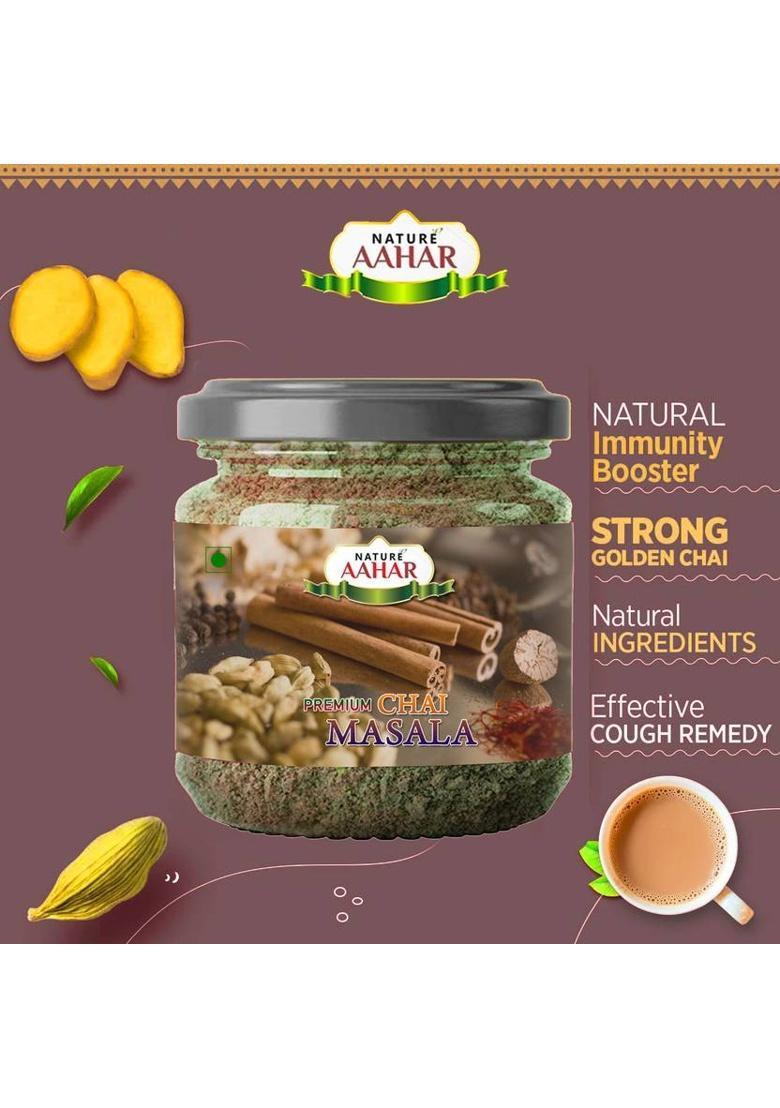 Nature Aahar Premium Saffron Chai Masala Tea 100G Masala Tea Box (100 G)