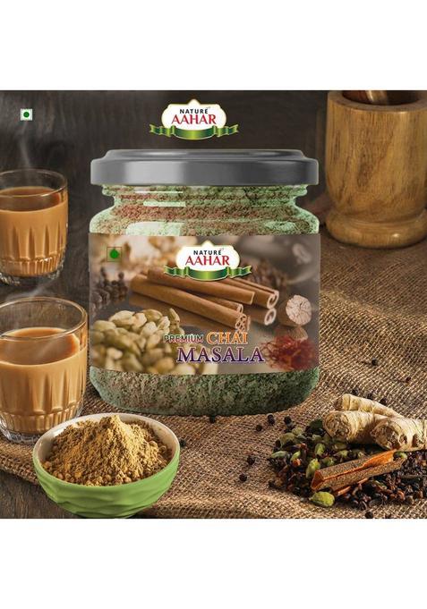 Nature Aahar Premium Saffron Chai Masala Tea 100G Masala Tea Box (100 G)