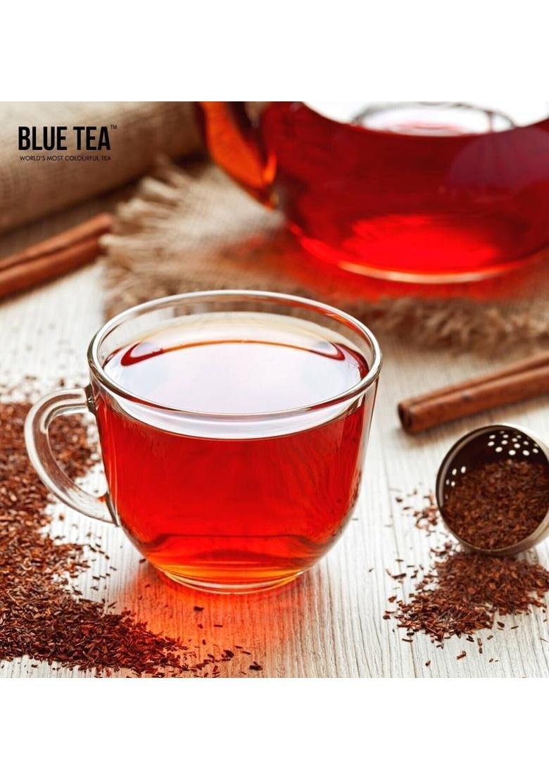 Blue Tea Organic Rooibos Natural Herbal Tea |Caffeine Free Tea Rich In Antioxidants | 50 Grams