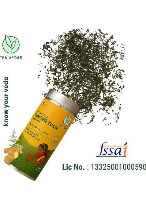 Teavedas Tea Vedas Ginger Tulsi Green Tea
