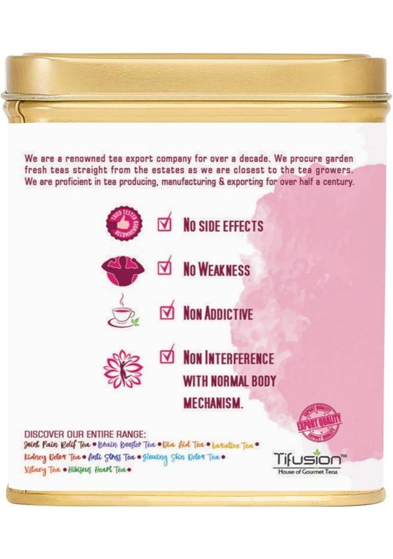 Tifusion Slimming Healthy Green Tea For Weight Loss With Garcinia, Cinnamon, Ginger, Lemon Green Tea Tin (100 G)