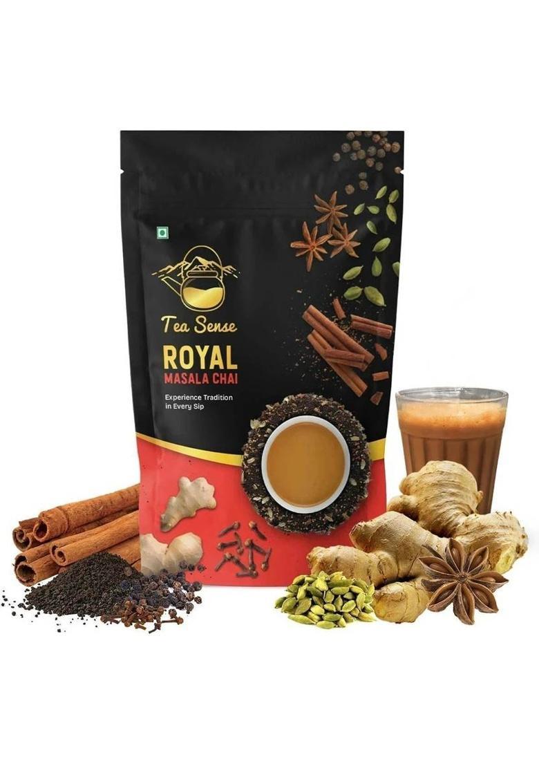 Tea Sense Royal Masala Chai Spices Black Tea Pouch (200 G)