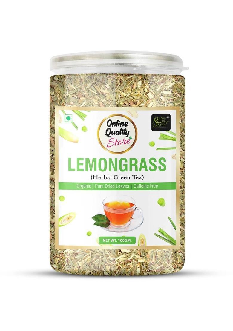 Online Quality Store Butterfly Pea Flower Tea, Lemongrass Herbal Tea Combo-200G Each | Reduce Stress Lemon Grass Herbal Tea Mason Jar (2 X 100 G)