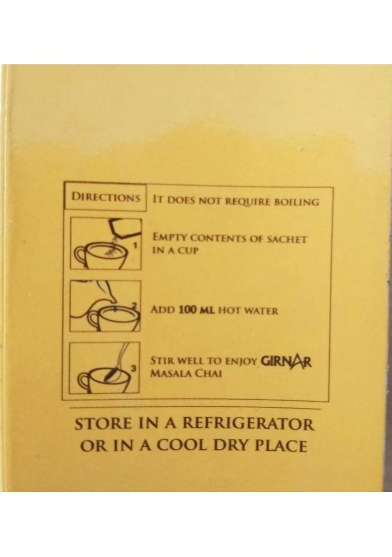 Girnar Masala Chai -10 Bags Masala Tea Bags Box (2 X 70 G)