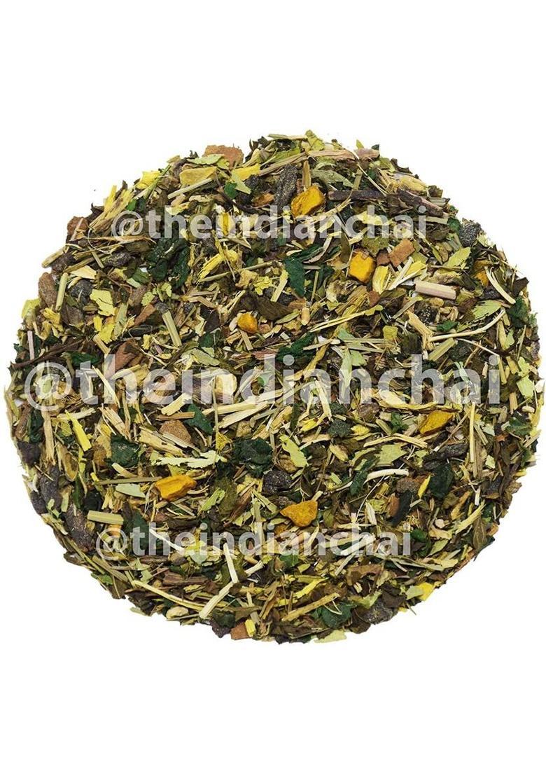 The Indian Chai Dandelion Root Tea 50G In Tin Container For Liver Detox, Supports Ki Herbal Tea Tin (50 G)