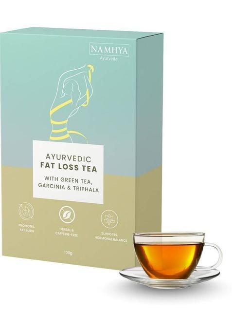 Namhya Foods Ayurvedic Fat Loss Tea | 25 Tea Bags Box Green Tea Bags Box (100 G)