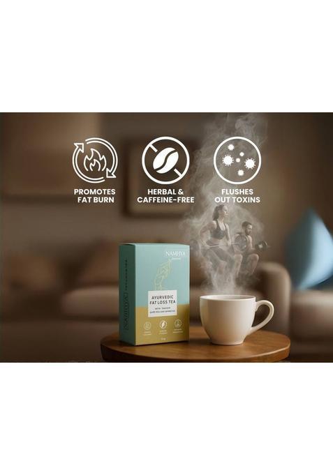 Namhya Foods Ayurvedic Fat Loss Tea | 25 Tea Bags Box Green Tea Bags Box (100 G)