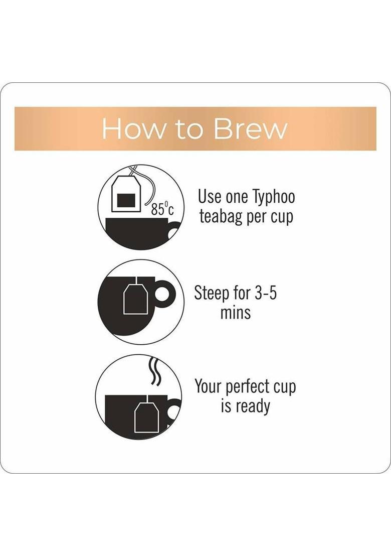 Typhoo Flavoured Masala Tea Spices Tea Bags Box (2 X 100 G)