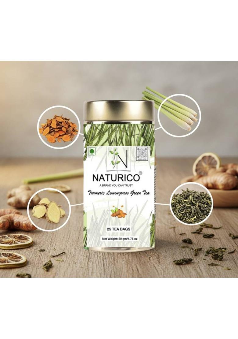 Naturico Turmeric Lemongrass Green Tea