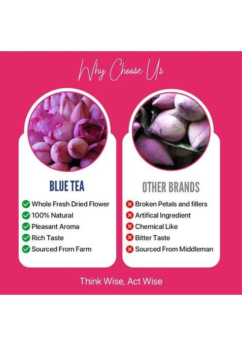 Blue Tea Lotus Flower Tea