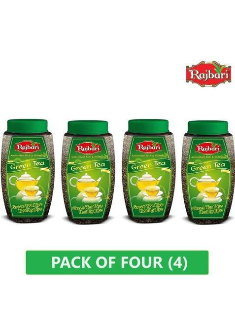 Rajbari Green Tea 100Gx4 | 100% Pure & Natural | Weight Reducer & Immunity Booster Tea Green Tea Plastic Bottle&nbsp;&nbsp;(4 X 100 G)