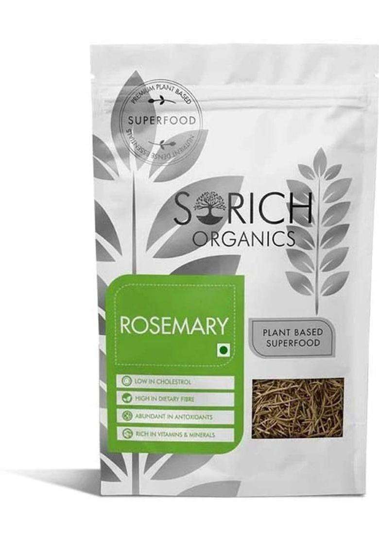 Sorich Organics Rosemary Herbal Tea Rosemary Tea For Hair Growth Boosts Immune System, Memory Herbal Tea Pouch&nbsp;&nbsp;(100 G) - Indya