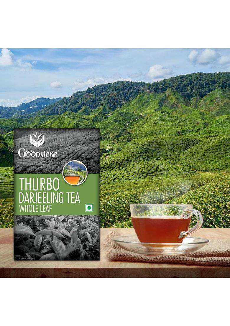 Goodricke Thurbo Whole Leaf Darjeeling Tea (100 Gm)- Pack Of 3 Unflavoured Black Tea Box&nbsp;&nbsp;(3 X 100 G) - Indya