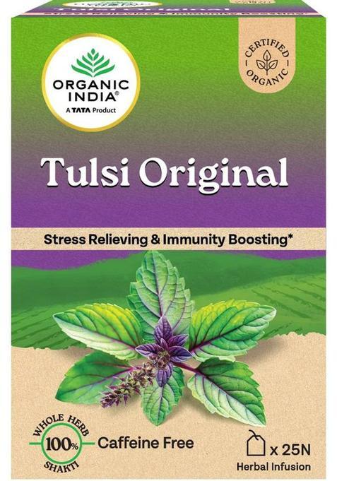 Organic India Original Tulsi Tea Bags Box&nbsp;&nbsp;(25 Bags)