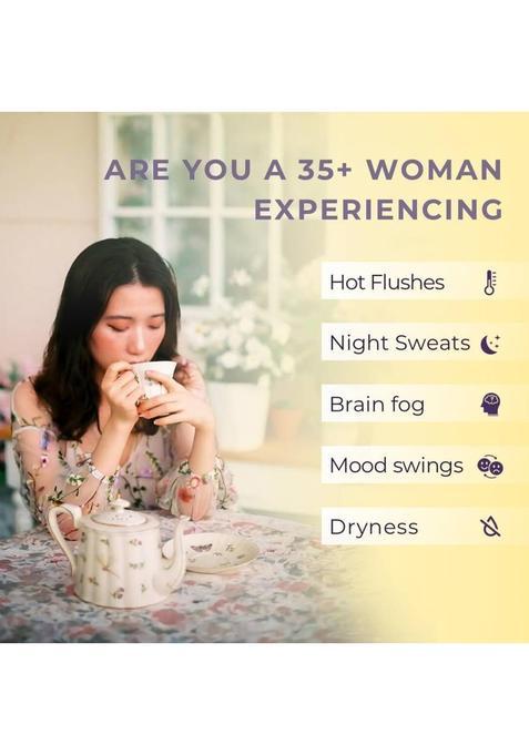 Namhya Foods Good For Menopause Tea | Weight Management, Mood Swings And Good Sleep | Unflavoured Green Tea Box (100 G)