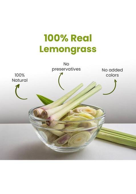 Blue Tea Lemongrass Herbal Tea Leaves I 100G Lemon Grass Herbal Tea Plastic Bottle (100 G)
