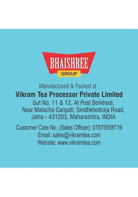 Vikram Masala Chai | Perfect Mix Of Natural Spices Pack Of 4 Cardamom, Cinnamon, Black Pepper, Cloves Masala Tea Box (4 X 0.25 Kg)