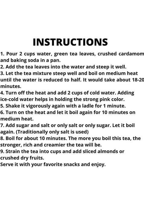 Alif Premium Kashmiri Namkeen Tea 250G, Noon Chai, Pink Tea, Sheer Chai, Samovar Tea Herbal Tea Pouch (250 G)