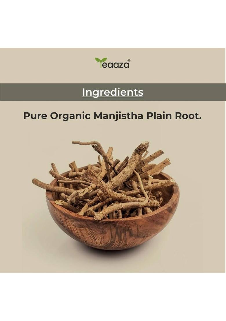 Teaaza Organic Manjistha Root Tea For Skin, Hair, & Weight Management