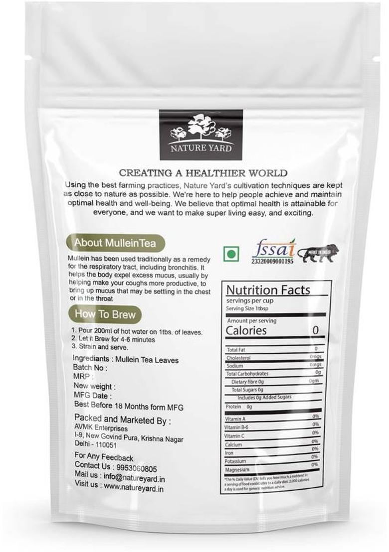 Nature Yard Mullein Tea Leaves