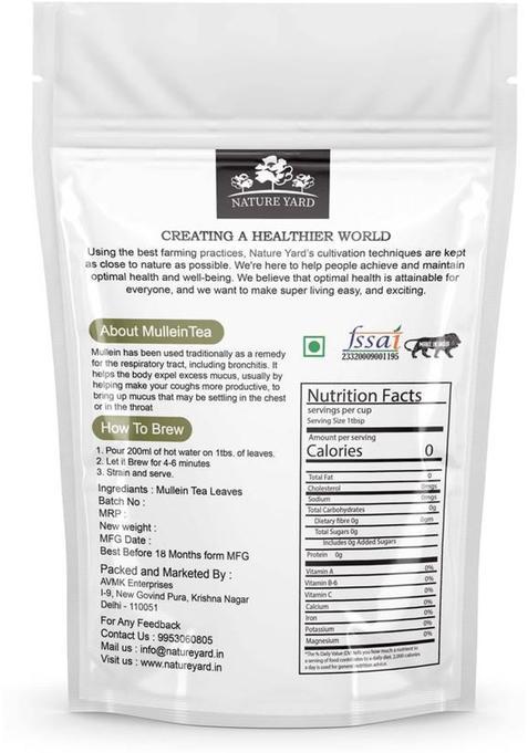 Nature Yard Mullein Tea Leaves