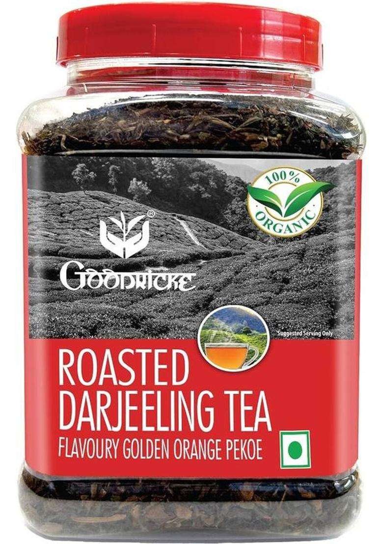 Goodricke Roasted Organic Darjeeling Tea (250 Gm)-Pack Of 3 Plain, Unflavoured Black Tea Plastic Bottle&nbsp;&nbsp;(3 X 250 G) - Indya