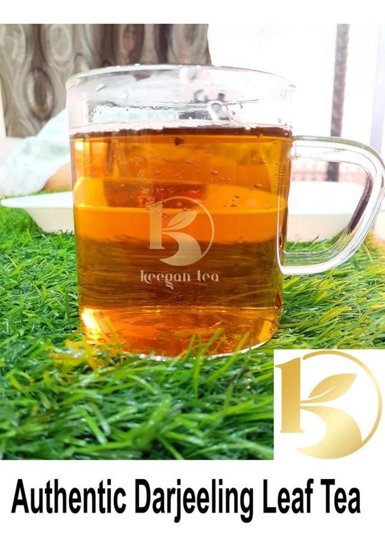 Keegan Tea Pure Darjeeling Long Leaf Authentic Darjeeling Black Tea 200Gm Pouch| Black Tea Pouch (200 G)