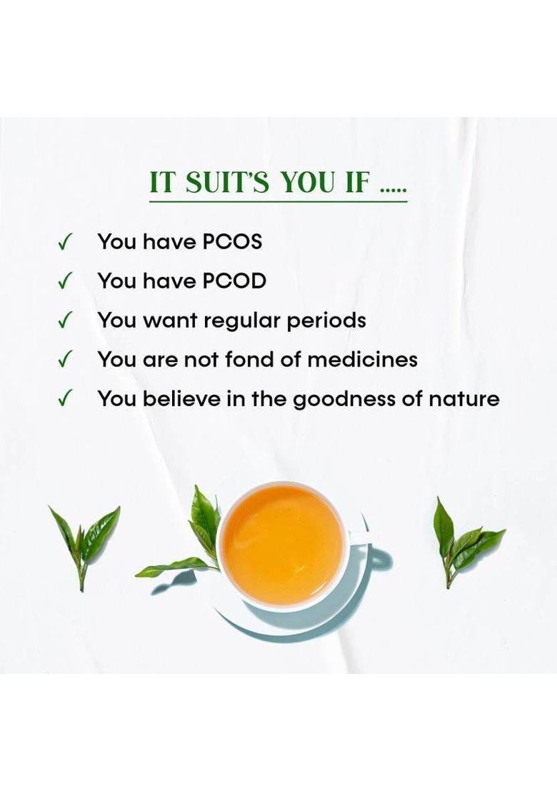 Oraah Pcos Pcod Tea Helps With Hormone Balance, Period, And Weight Loss- Pcos Tea