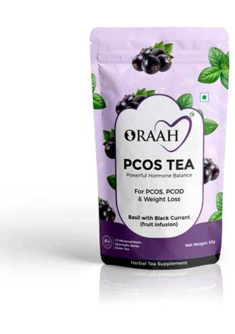 Oraah Pcos Pcod Tea Helps With Hormone Balance, Period, And Weight Loss- Pcos Tea