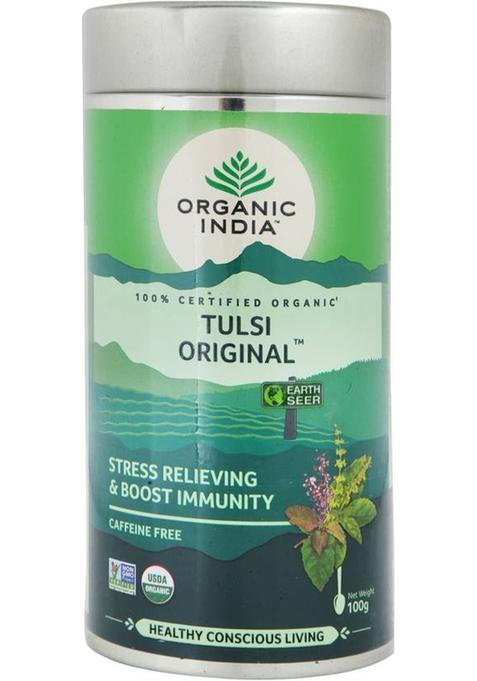Organic India Original Tulsi Tea Drum&nbsp;&nbsp;(100 G)