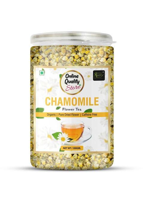 Online Quality Store Hibiscus Flower Tea, Butterfly Pea Tea, Chamomile Tea, Lemongrass Tea-100G Each Hibiscus, Chamomile, Lemon Grass Herbal Tea Mason Jar (4 X 100 G)