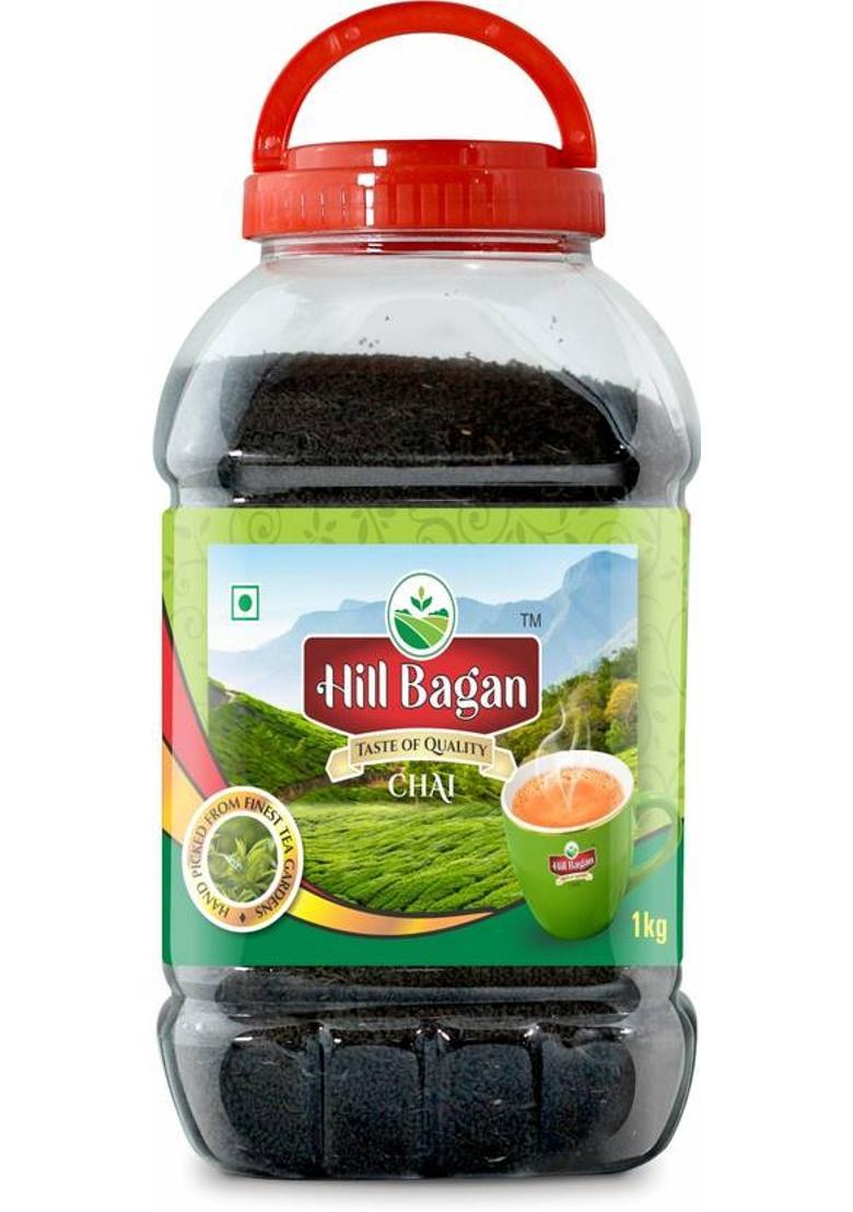 Hill Bagan Ctc Tea Premium Blend Of Assam Ctc And Darjeeling Leaves Tea Blend Plastic Bottle (1 Kg)