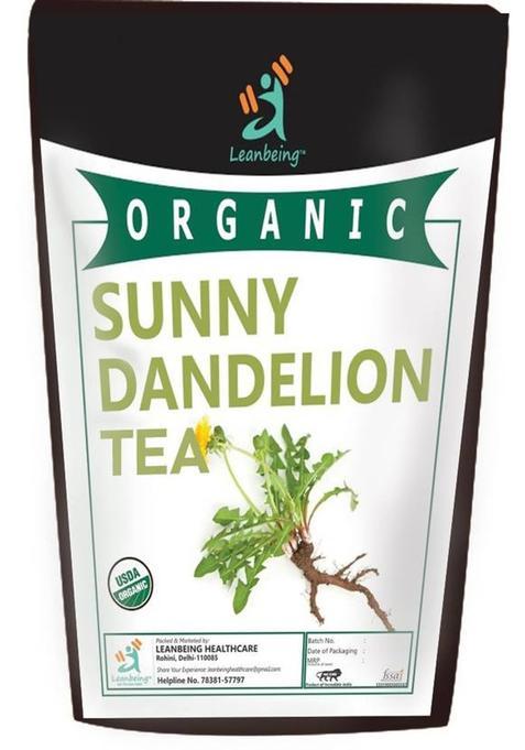 Leanbeing Pure Dandelion Root Tea (50G) Detox Tea For Cleansing Liver, Supports Kidney Function And Digestive Health Unflavoured Herbal Tea Pouch (50 G)