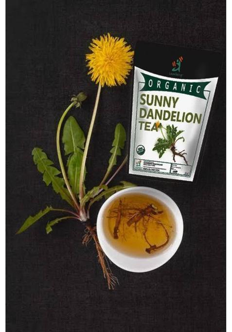 Leanbeing Pure Dandelion Root Tea (50G) Detox Tea For Cleansing Liver, Supports Kidney Function And Digestive Health Unflavoured Herbal Tea Pouch (50 G)