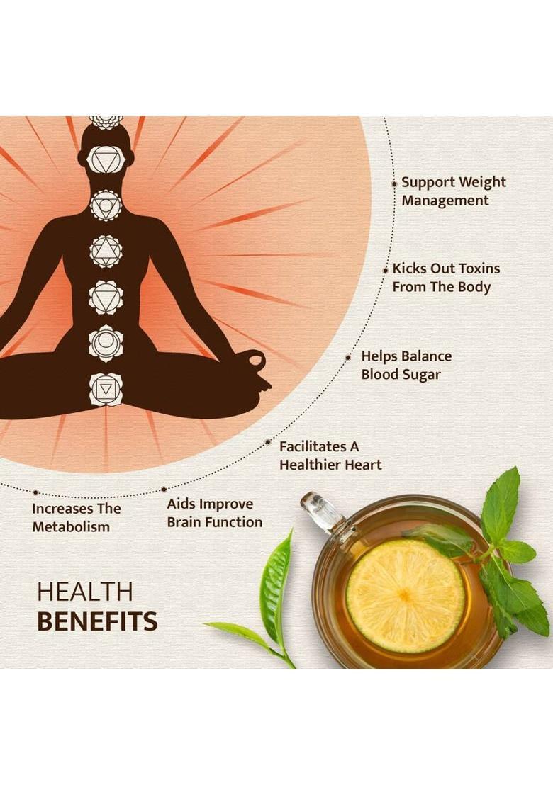 Vedic Garden Detox Kahwa Green Tea 100 Gm | 100% Pure Whole Leaf | Immunity Booster | Tea For Weight Loss & Glowing Skin | Rich In Antioxidants | Purifying & Cleansing | Special For Cold Relief (50 Cups) Tulsi, Ginger, Turmeric, Cinnamon, Cloves Green Tea