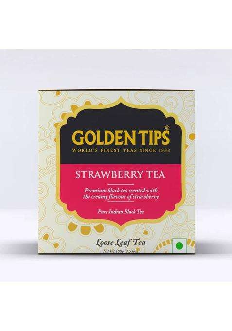 Golden Tips Indian Strawberry Black Tea Box&nbsp;&nbsp;(100 G)