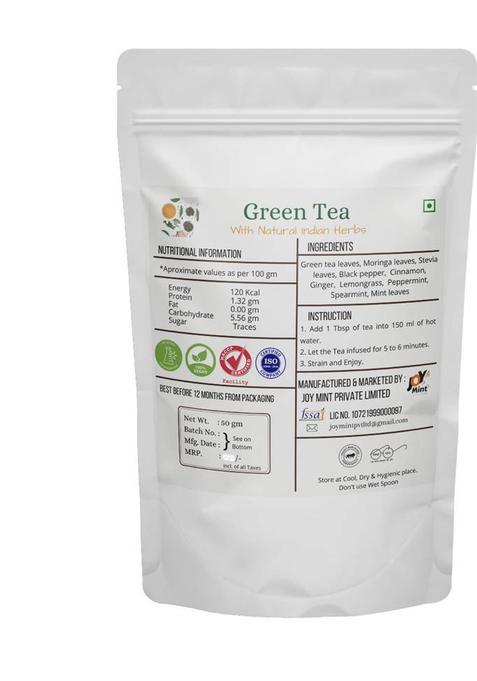Joy Mints Green Tea For Weight Loss Assorted Green Tea Pouch (50 G)