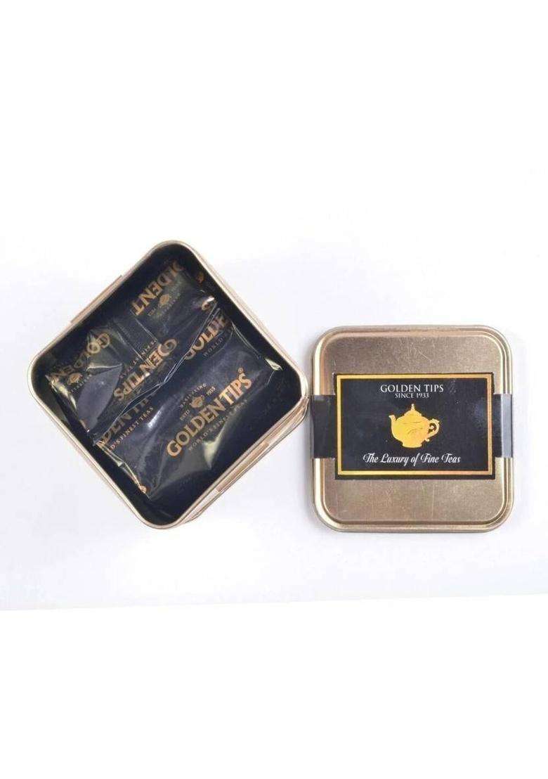 Golden Tips Premium Darjeeling Full Leaf Orange Pekoe Orange Black Tea Tin&nbsp;&nbsp;(100 G) - Indya