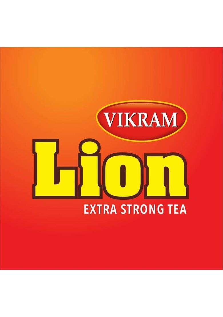 Vikram Lion Tea | Selected Assam Tea Leaves (Solid Dum, Swaad Mein Singham) 1Kg Black Tea Pouch&nbsp;&nbsp;(1 Kg) - Indya