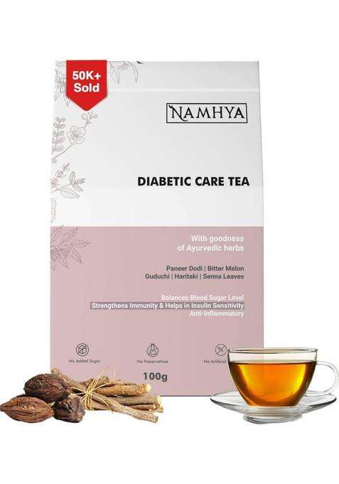 Namhya Foods Diabetic Care Tea Herbal PouchÂ&nbsp;Â&nbsp; 100 G