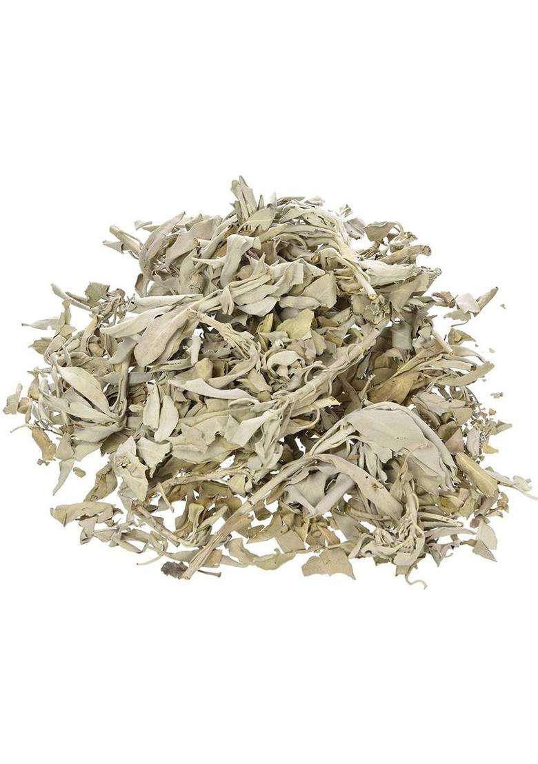 Leanbeing Dried Sage Leaves For Tea (100G) | Smudge Smudging | Energy Reiki | Removes Energy Blocks Herbs Herbal Infusion Tea Pouch&nbsp;&nbsp;(100 G) - Indya