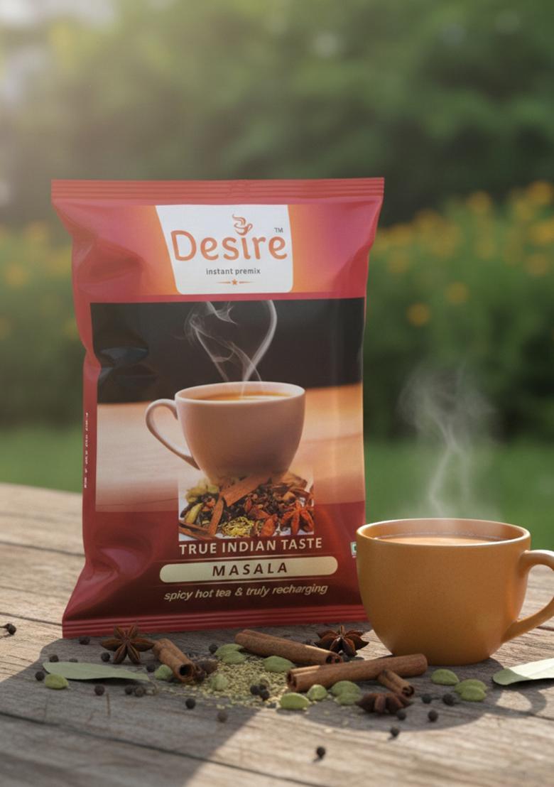 Desire Masala Powder Premix For Beverage Vending Machine Spices Masala Tea Pouch (500 G)