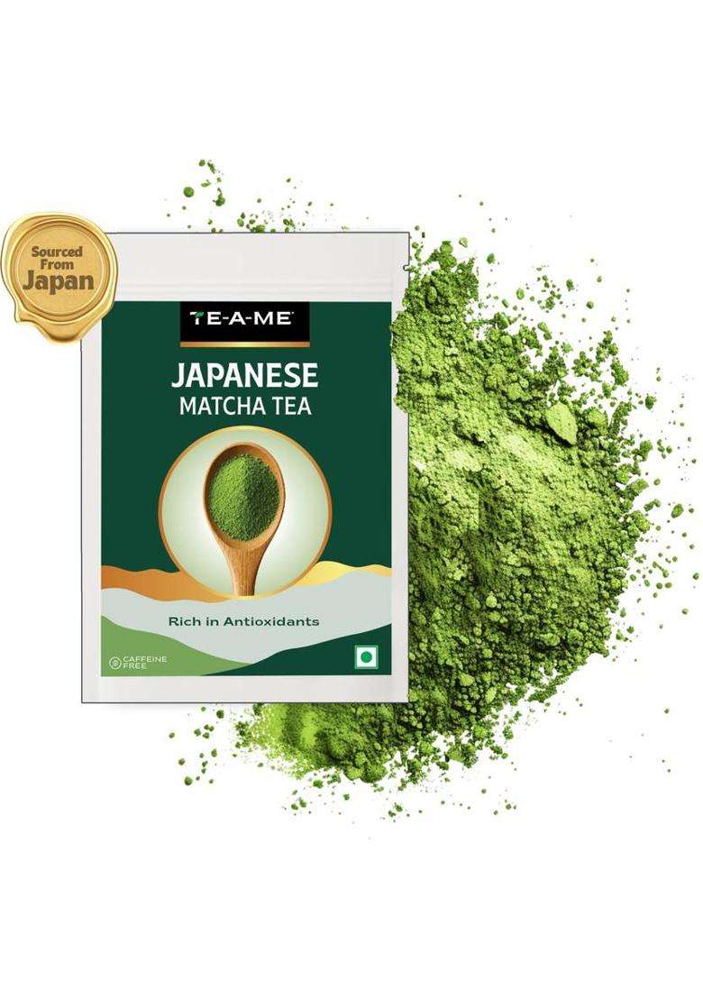 Te-A-Me Matcha Tea, 50G | Matcha Tea Powder | Japanese Matcha Green Tea | Matcha Tea Pouch&nbsp;&nbsp;(50 G) - Indya