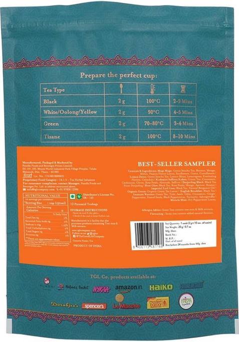 Tgl Co. Bestsellers Tea Sampler Box