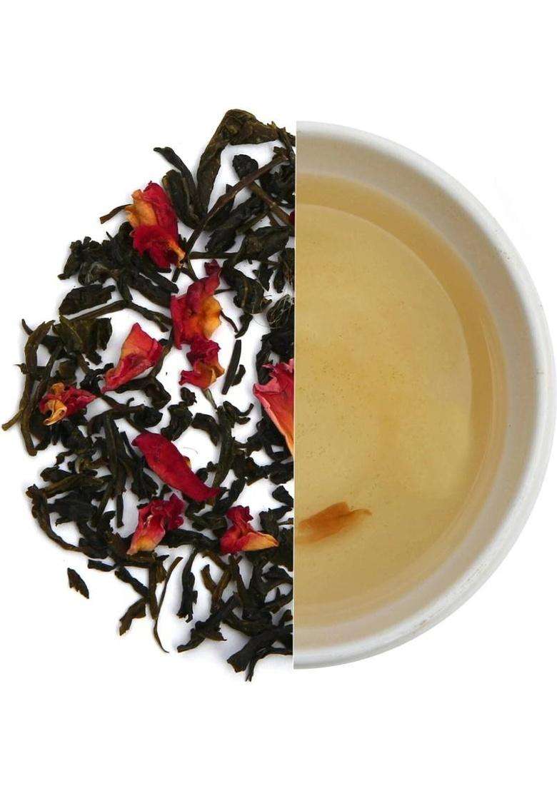 Karma Kettle Zen - Green Tea With Lychee & Rose, 20 Pyramid Tea Bags Rose Green Tea Box&nbsp;&nbsp;(20 Bags) - Indya