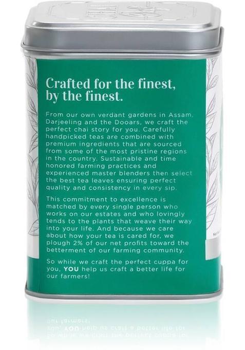 Chai Craft Cooling And Refreshing Spearmint Loose Leaf Green Tea Mint Green Tea Tin (100 G)