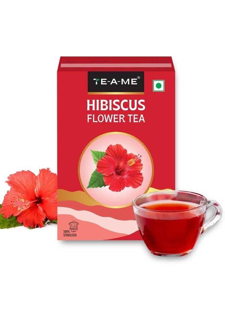 Te-A-Me Hibiscus Tea,50G| 100% Natural Colorant | Herbal Tea -Caffeine Free | Flower Tea Hibiscus Herbal Tea Box (50 G)
