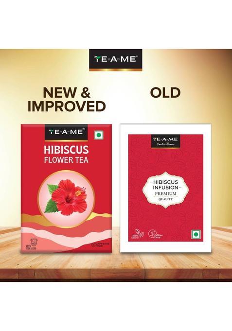 Te-A-Me Hibiscus Tea,50G| 100% Natural Colorant | Herbal Tea -Caffeine Free | Flower Tea Hibiscus Herbal Tea Box (50 G)