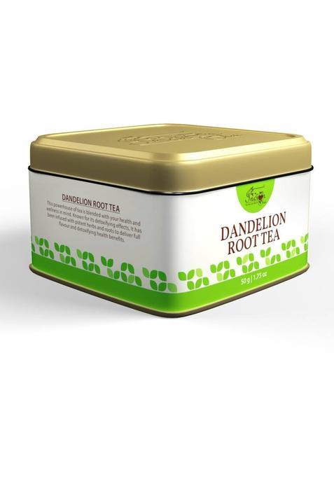 The Indian Chai Dandelion Detox Tea For Cleansing Liver, Supports Kidney Function And Digestive Health Herbal Tea Pouch (50 G)