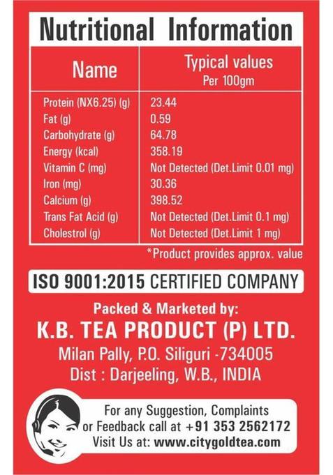 Citygold Premium Tea (250 Gm Packs Of 4) Unflavoured Black Tea Pouch (4 X 0.25 Kg)